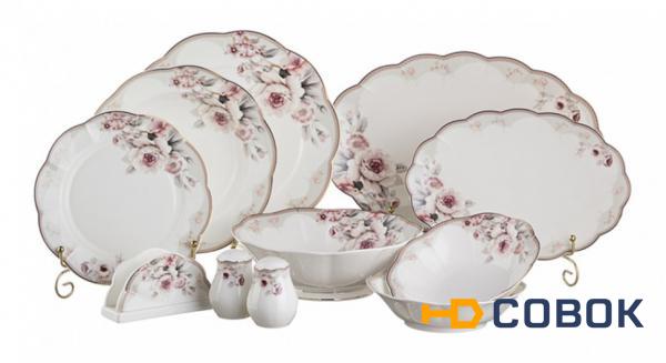 Фото Столовый сервиз "диана" на 6 персон 26 пр. Porcelain Manufacturing (264-639)