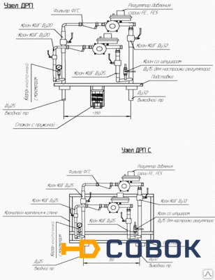 Фото ДРП 4 (FE-10-S); ДРП 4С (FE-25-S); ДРП 4С FES-U газорегуляторные пункты