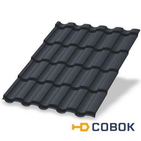 Фото Металл Профиль Металлочерепица МП Монтекристо-ML (VikingMP E-20-7024-0.5)