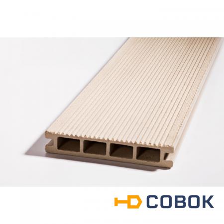 Фото Цвет «Слоновая кость» Террасная доска EcoDecking 25х140х3000