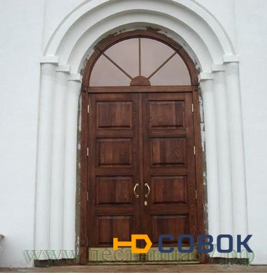 Фото Изготовление деревянных входных дверей