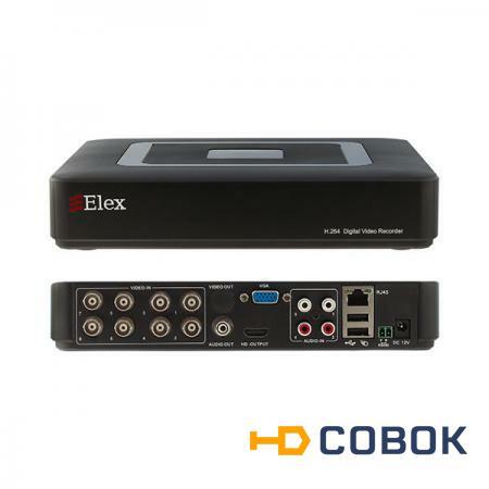 Фото AHD видеорегистратор Elex H-8 NANO AHD 1080P/12 6TB REV. B 8-канальный