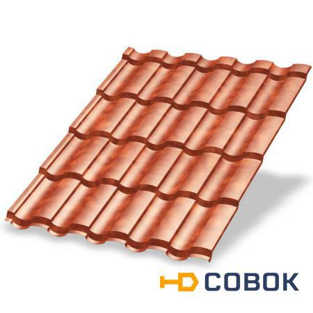 Фото Металл Профиль Металлочерепица МП Монтекристо-XL (КЛМА-02-Anticato-0.5)