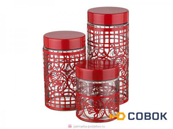 Фото Набор емкостей для сыпучих продуктов из 3 шт