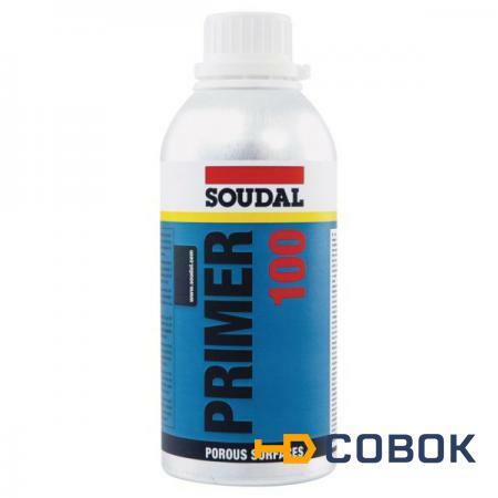 Фото Soudal Грунт на полиуретановой основе бесцветный Soudal Primer 100 500 мл