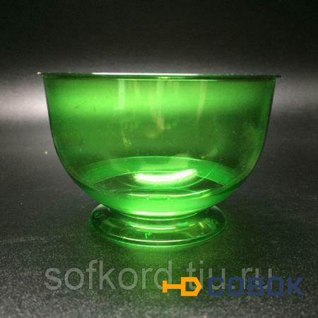 Фото Креманка 200 мл зеленая кристаллическая ПС (16 штук / упаковка