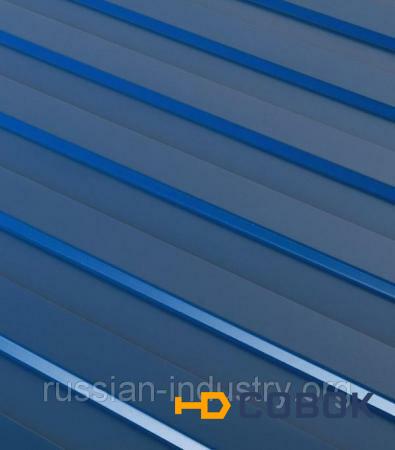 Фото Профнастил С8 1,20х2,0 м толщина 0,37 мм синий RAL 5005