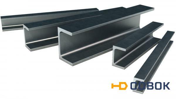 Фото Швеллер нержавеющий горячекатаный 50х25х3,0х3,0 AISI 304 6-6,2 М