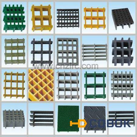 Фото Стеклопластиковые формопрессовальные решётки разных видов и форм