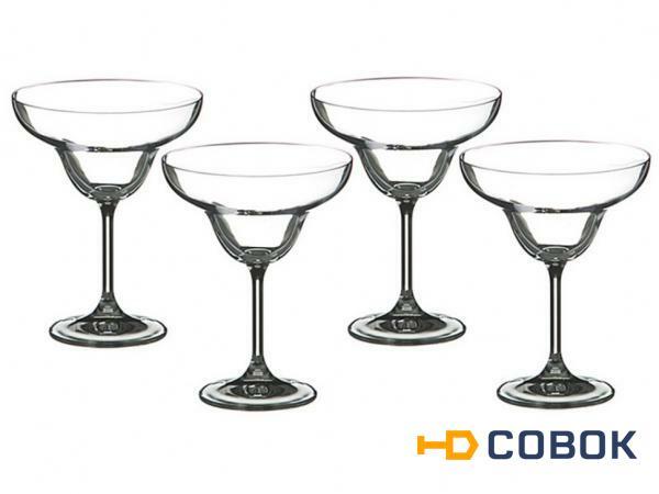 Фото Набор бокалов для коктейлей из 4 шт. "бар" 350 мл. высота=15,5 см. Crystalex Cz (674-278)