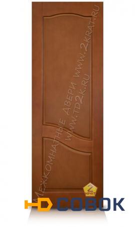 Фото Межкомнатная филенчатая дверь из массива сосны "Санталия"