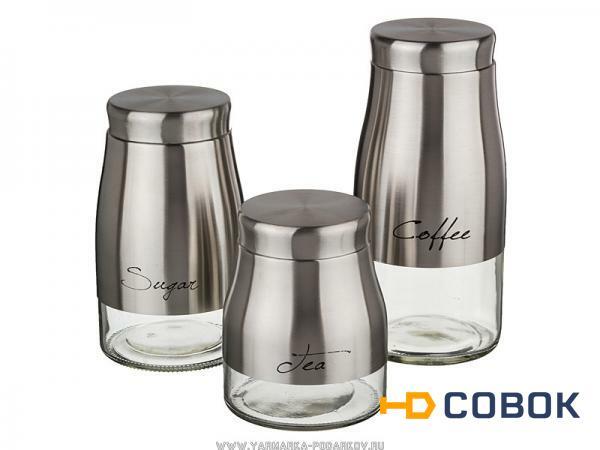 Фото Набор емкостей для сыпучих продуктов из 3 шт