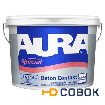 Фото Грунтовки PRORAB Грунт Eskaro Aura Beton Contakt 14кг адгезионный