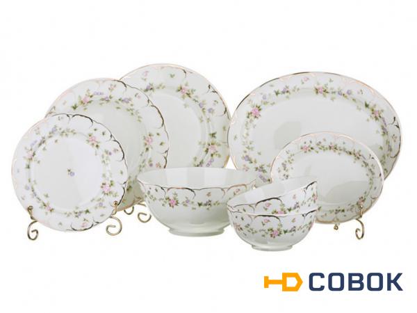 Фото Столовый сервиз на 6 персон 23 пр. "квин мэри" Porcelain Manufacturing (440-131)