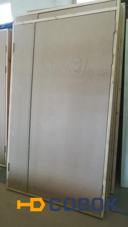 Фото Тамбурная дверь деревянная ДН 21-15 глухое полотно двупольное под покраску