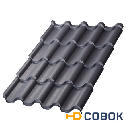 Фото Металл Профиль Металлочерепица МП Монтерроса-XL (VikingMP E-20-7024-0.5)