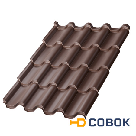 Фото Металл Профиль Металлочерепица МП Монтерроса-XL (PURMAN-20-RR32-0.5)