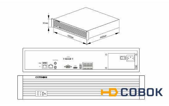 Фото Сетевой видеорегистратор Cyfron NVR NV2264