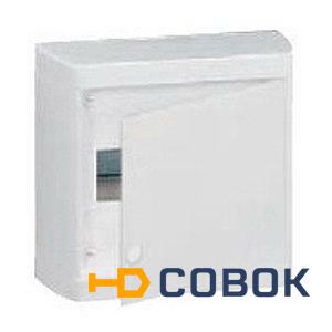 Фото Накладной распределительный щит Nedbox - с белой дверью - 1 рейка х 12 (+1) модулей