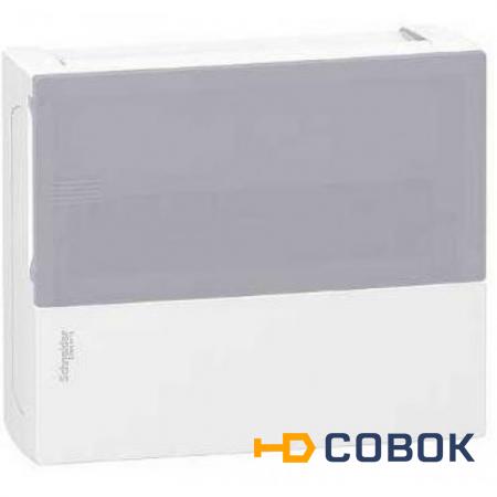 Фото Щит встраиваемый Mini Pragma белая дверь 1ряд/8мод