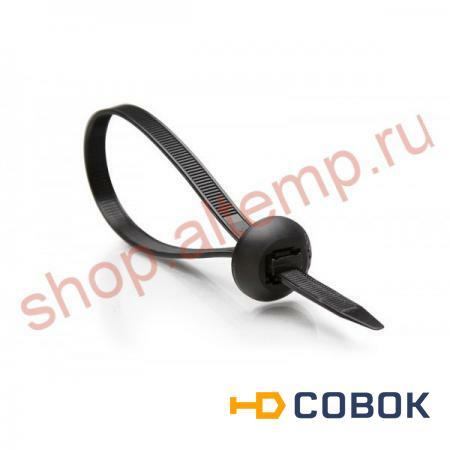 Фото Fortisflex Кабельные стяжки разъемные с круглым замком КСК 7,5*280(ч) FORTISFLEX (100шт)