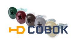 Фото Сайдинг и комплектующие PRORAB Саморез с прессшайбой 4,2х13 сверло красный