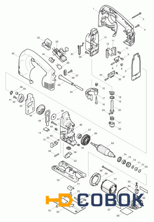 Фото Скоба Makita 4340CT защитная