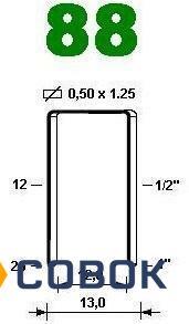 Фото Скоба 88/12 galv