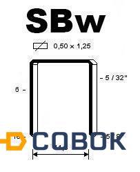 Фото Скоба SBw-16A (10,08/60,48 тыс. шт.)