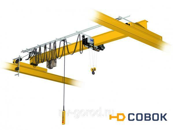 Фото Кран мостовой однобалочный опорный однопролётный г/п 1 т пролет 10,5 м