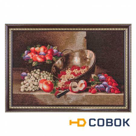 Фото Гобеленовая картина "натюрморт с виноградом" 77х56см. (404-026-27)