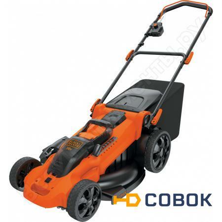 Фото Аккумуляторная колесная газонокосилка 3-в-1 Black+Decker CLMA4820L2