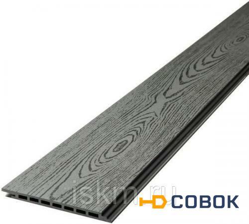 Фото Фасадная доска из ДПК CM Cladding Ebony серый 3м
