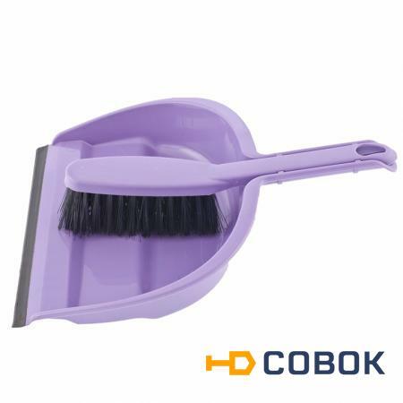 Фото Набор совок с кромкой 330 х 235 мм. и щетка- сметка 290 мм.