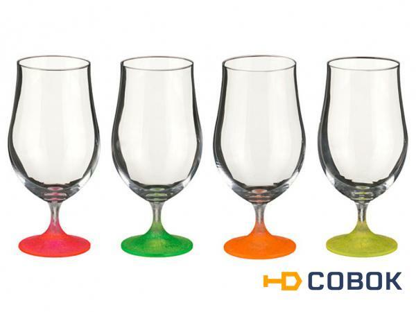 Фото Набор бокалов для коктейлей из 4 шт "neon frozen" 380 мл. Crystalex Cz (674-389)