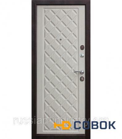 Фото Дверь входная Kamelot Винорит беленый дуб 960х2050 мм правая