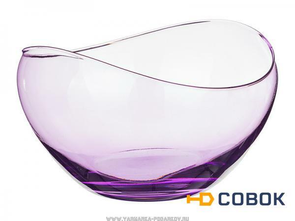 Фото Фруктовница гондола фиолетовая диаметр 23,5 см