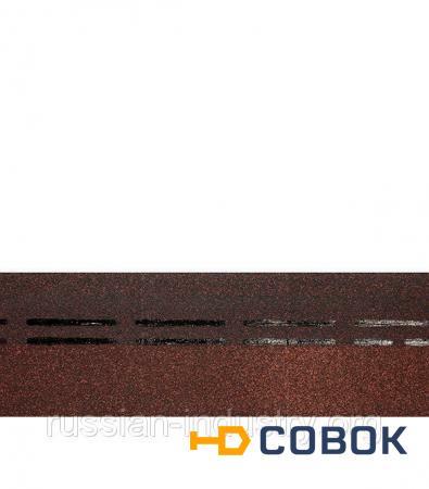 Фото Черепица гибкая коньково-карнизная Docke PIE Simple/Europa коричневый 7,26 кв.м