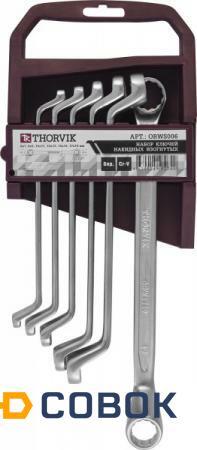 Фото Набор ключей накидных на пластиковом держателе 6 предметов Thorvik ORWS006 52018