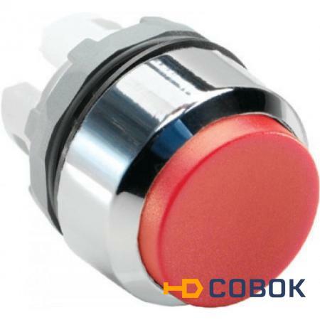 Фото Кнопка MP4-20R красная с подсветкой с фиксацией; 1SFA611103R2001