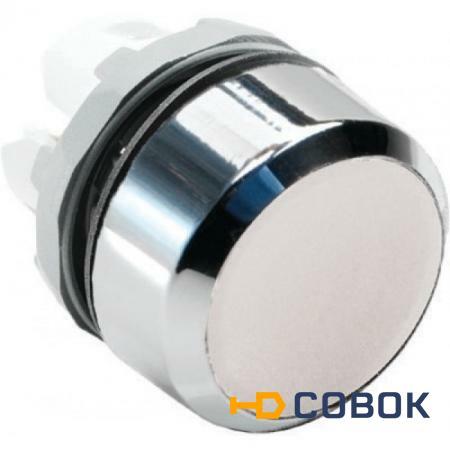 Фото Кнопка MP1-20W белая без подсветки без фиксации низкая; 1SFA611100R2005