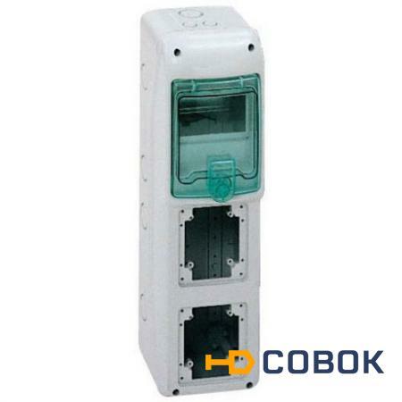 Фото Щит KAEDRA IP65 4 модуля + 2 отверстия Schneider Electric 13176