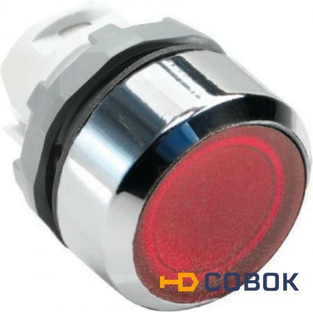 Фото Кнопка красная без фиксации MP1-21R низкая с подсветкой; 1SFA611100R2101