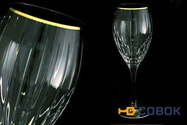 Фото 6 бокалов для вина Пиза золото - SM2102_GAL Same