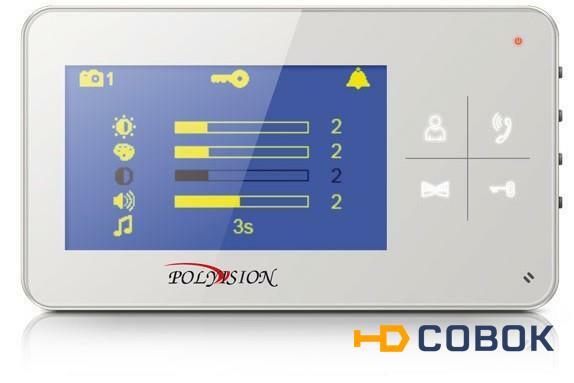 Фото Polyvision PVD-4S v.7.4 Монитор домофона цветной