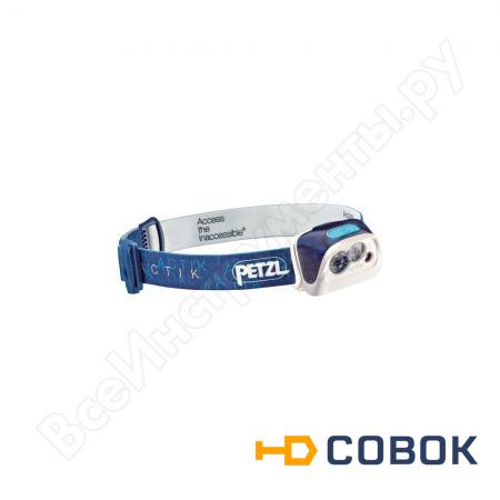 Фото Светодиодный налобный фонарь Petzl Actik синий