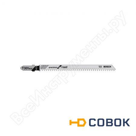 Фото Пилки для лобзика по дереву (91 мм; 25 шт.) T301BCP Bosch 2608633A40