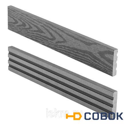 Фото Доска торцевая ДПК CM Decking 2000х50х10 мм BLACK WOOD (Черное дерево)