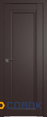 Фото Межкомнатная дверь Profil Doors 2.100U Темно-коричневый