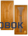 Фото Межкомнатная филенчатая дверь из массива сосны "Лотос"